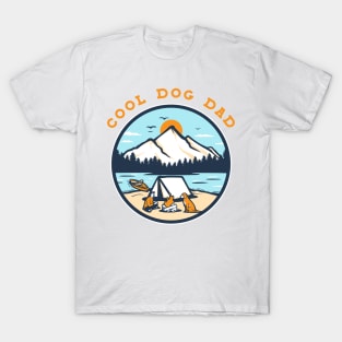 Outdoors Cool Dog Dad T-Shirt